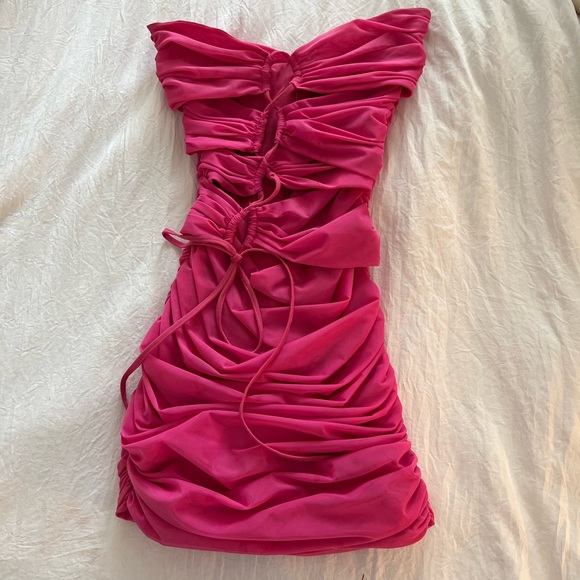 Mistress Rocks Pink Mini Dress - Picture 2 of 4